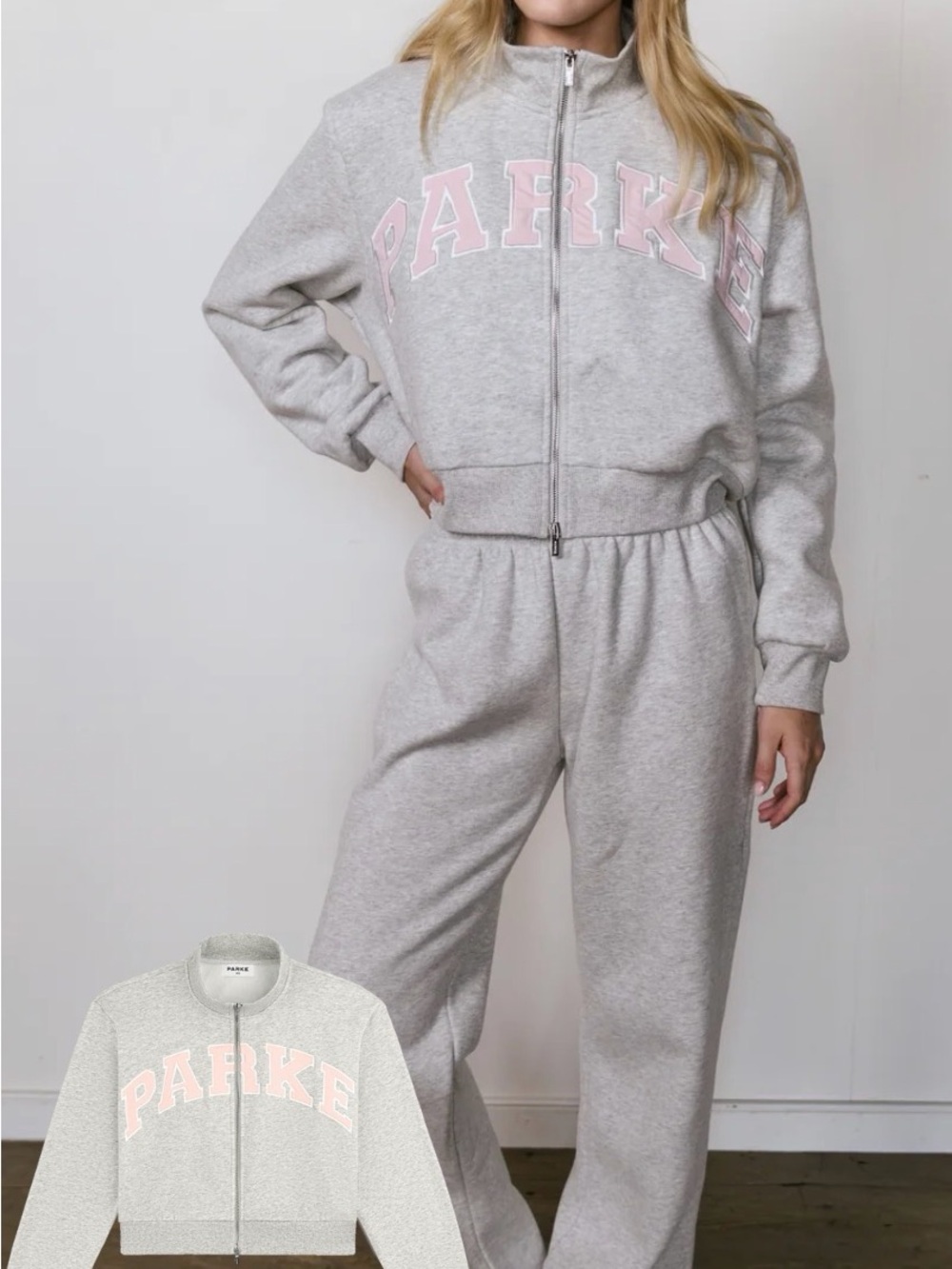 Parke Zip up Fawn Mockneck